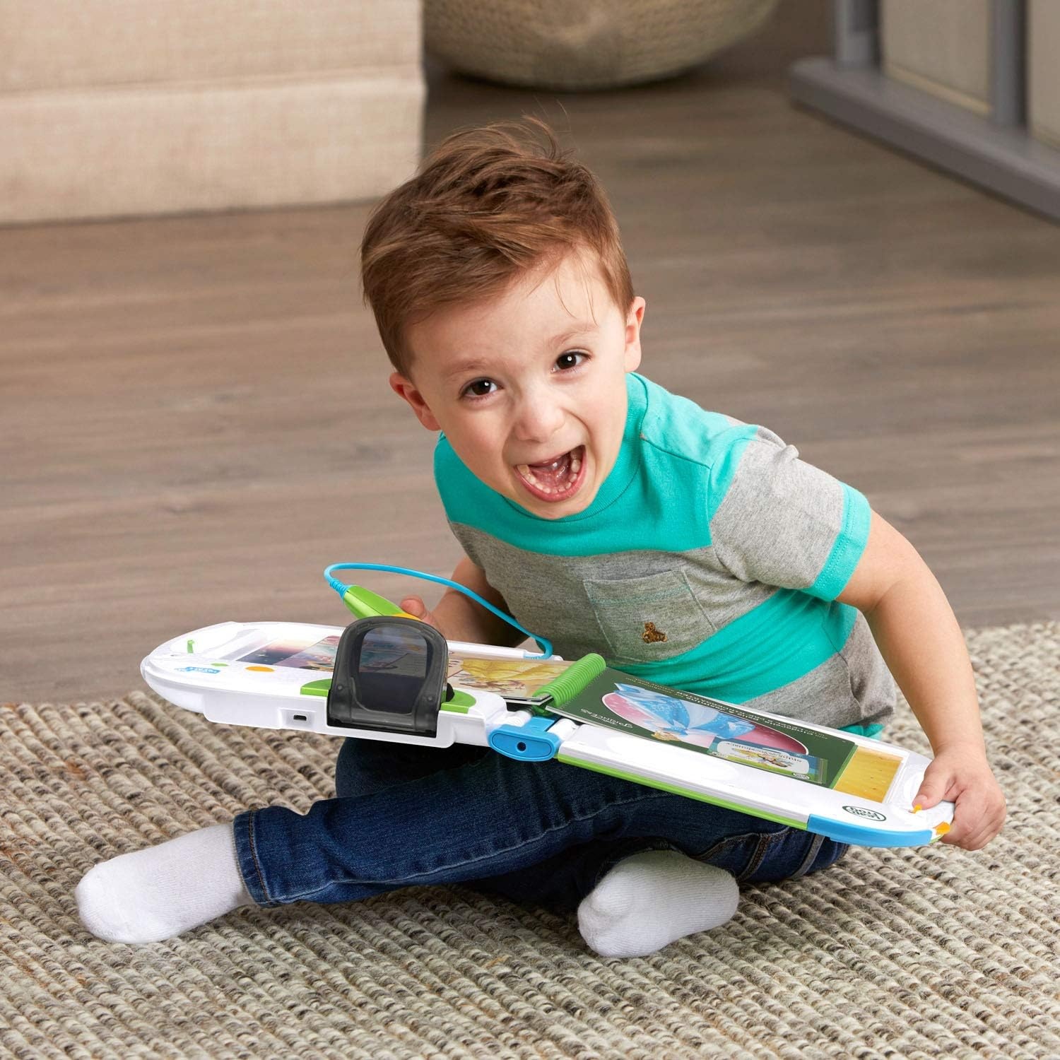 image:imageLeapFrog LeapStart 3D Interactive Learning System GreenGreen