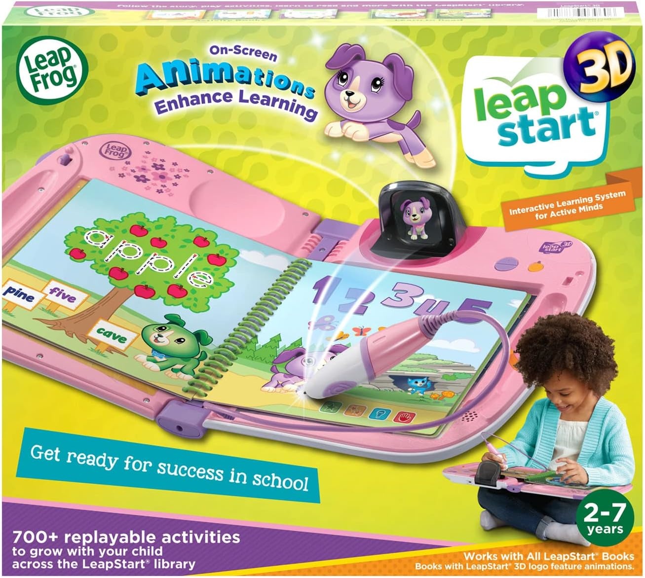 image:imageLeapFrog LeapStart 3D Interactive Learning System GreenViolet