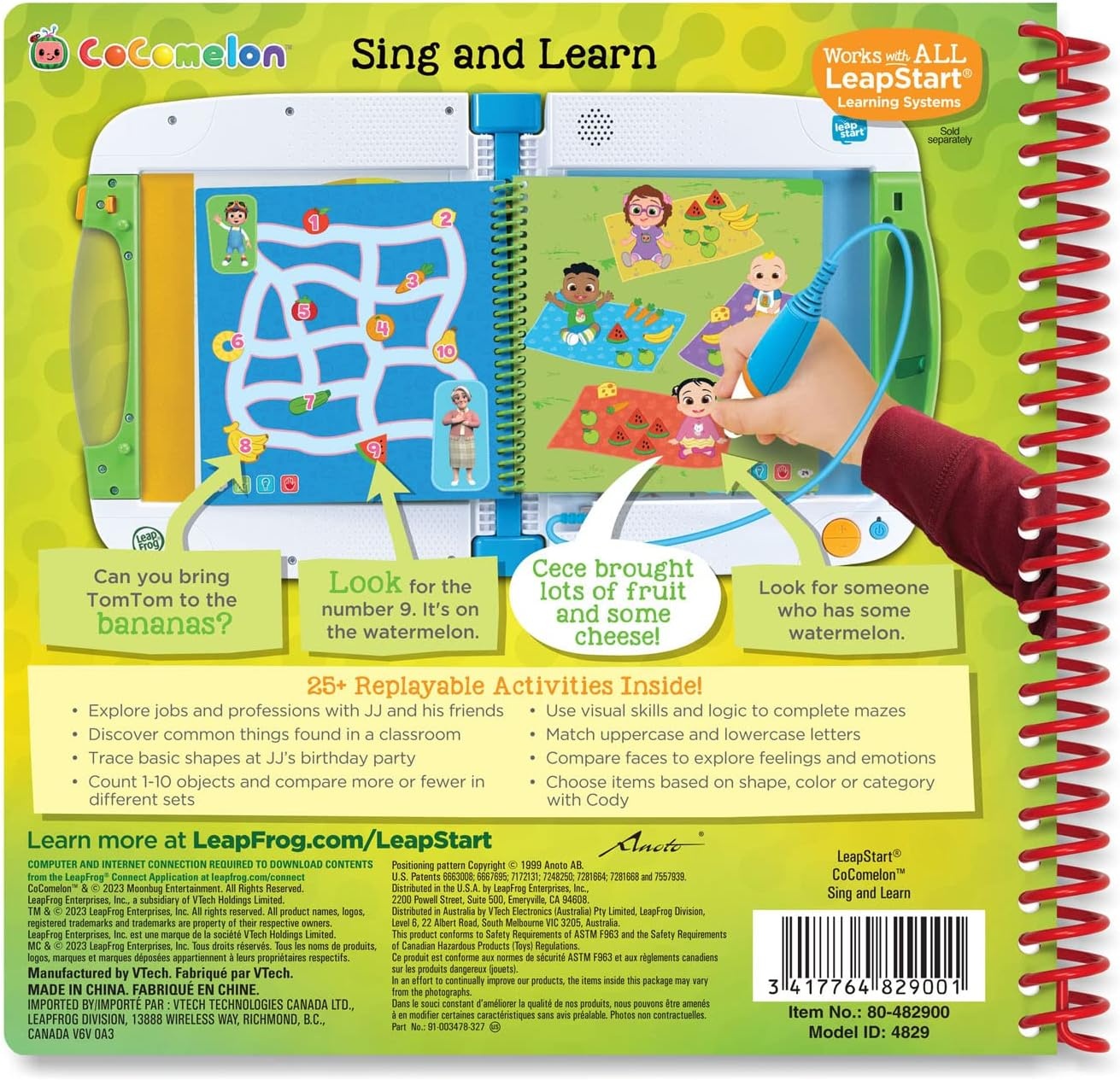 image:imageLeapFrog LeapStart Bluey Fun and GamesCocomelon Sing and Learn