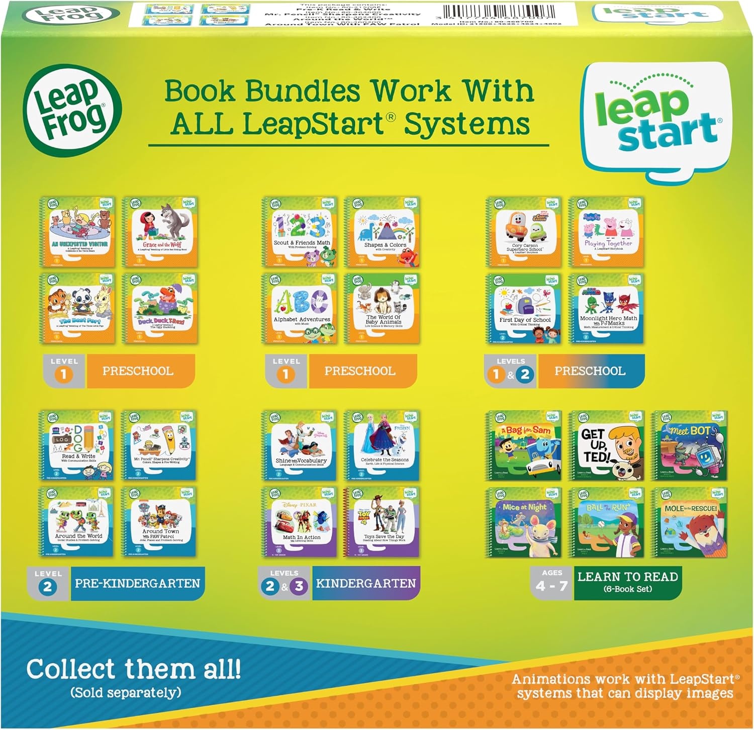 image:imageLeapFrog LeapStart PreK 4Pack