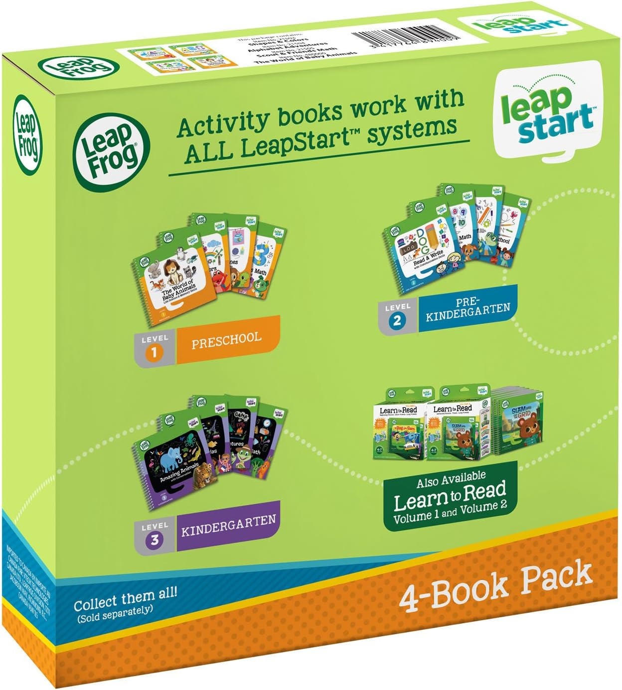 image:imageLeapFrog LeapStart Preschool 4in1 Activity Book BundleLeapFrog LeapStart
