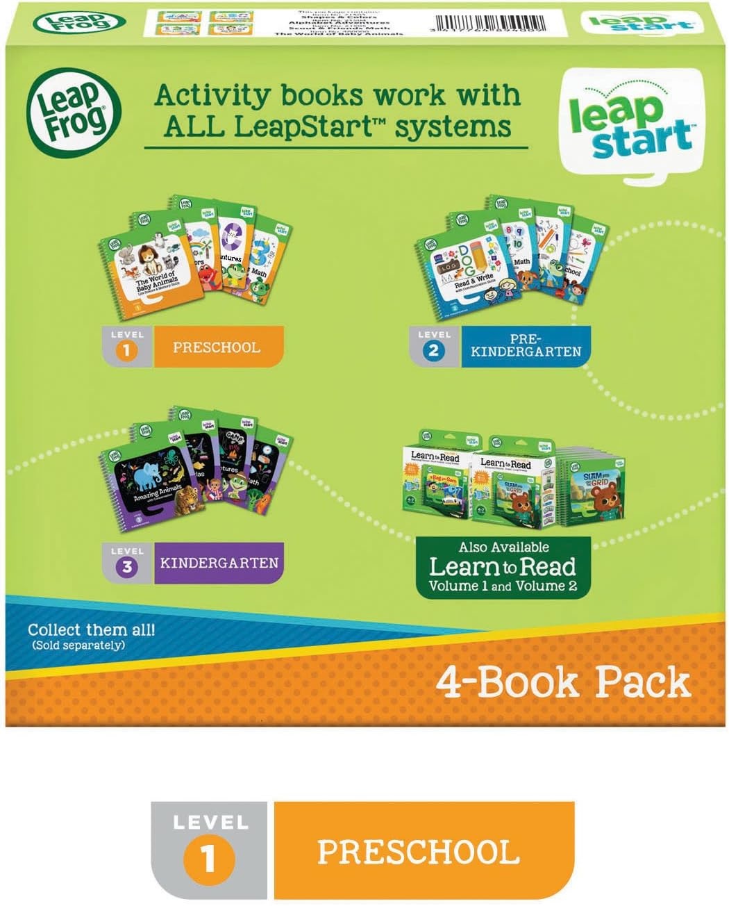 image:imageLeapFrog LeapStart Preschool 4in1 Activity Book BundleLeapFrog LeapStart