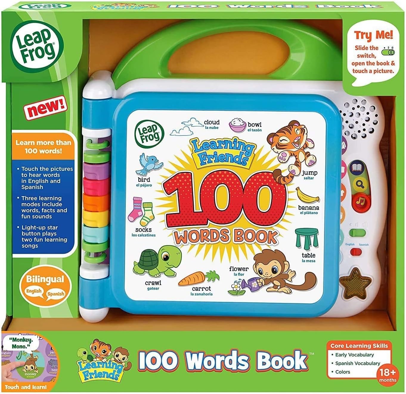 image:imageLeapFrog Learning Friends 100 Words BookGreen