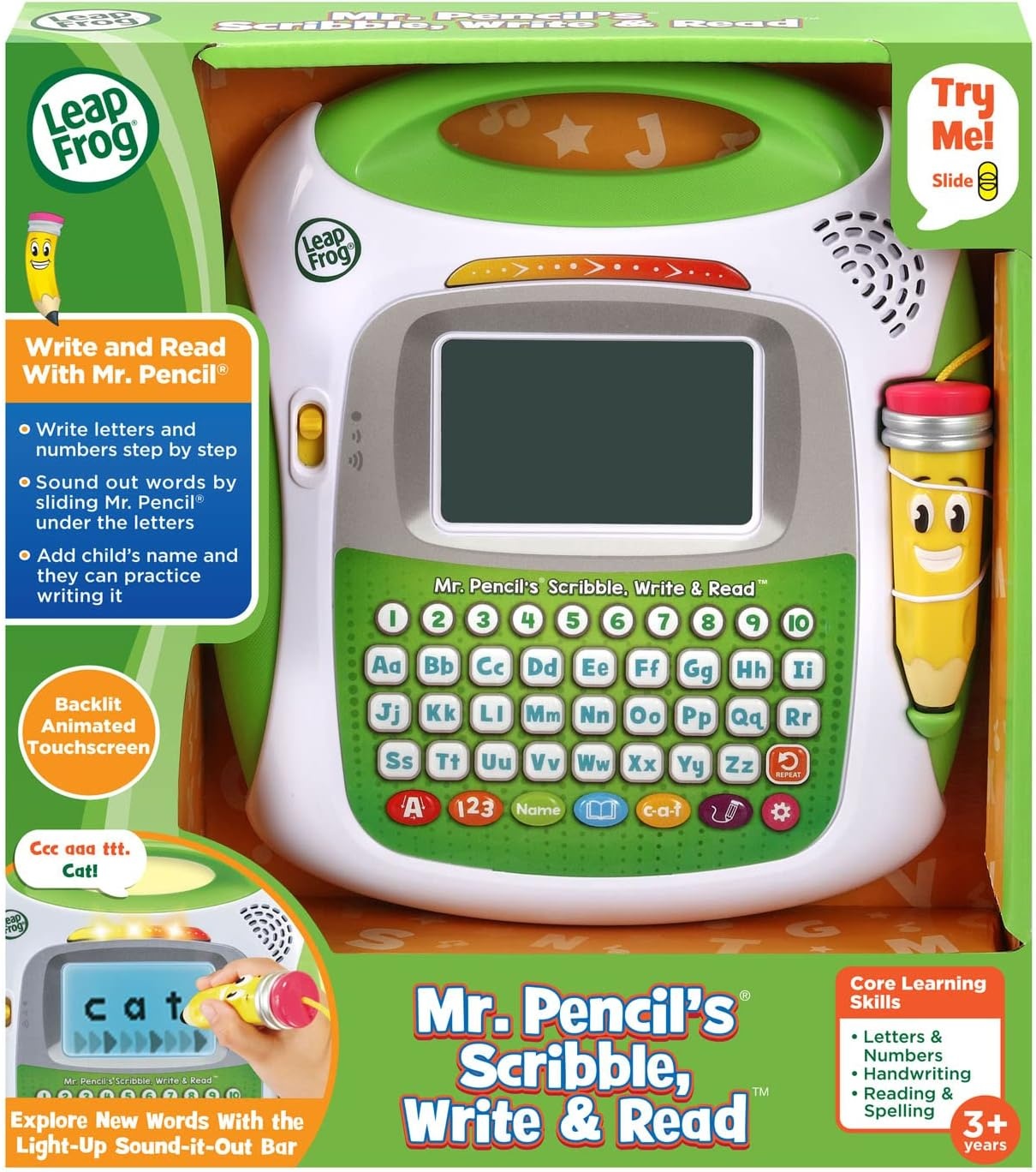 image:imageLeapFrog Mr Pencils Scribble Write and Read GreenGreen