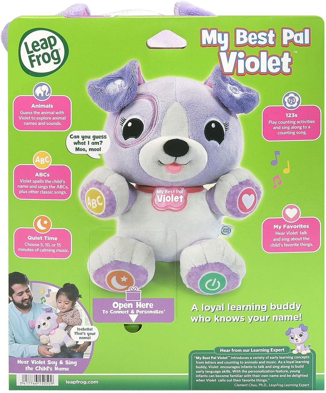 image:imageLeapFrog My Best Pal Scout Interactive Baby Learning Plush ToyPurple
