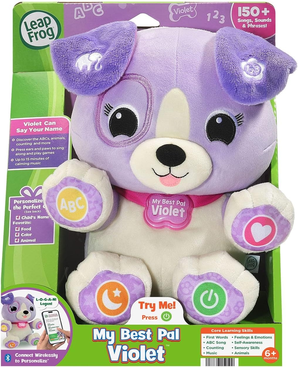 image:imageLeapFrog My Best Pal Scout Interactive Baby Learning Plush ToyPurple