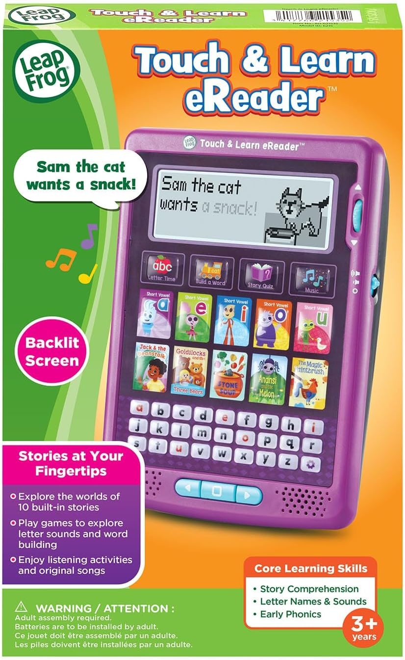 image:imageLeapFrog Touch and Learn eReader TealPurple