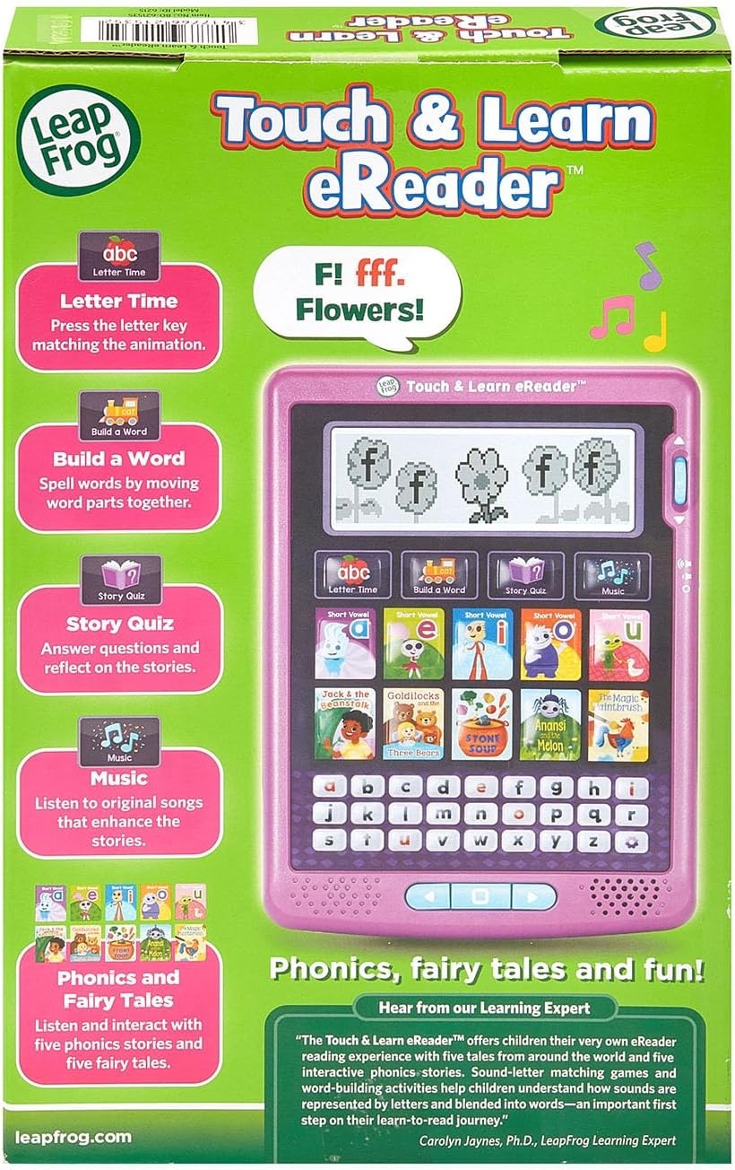 image:imageLeapFrog Touch and Learn eReader TealPurple