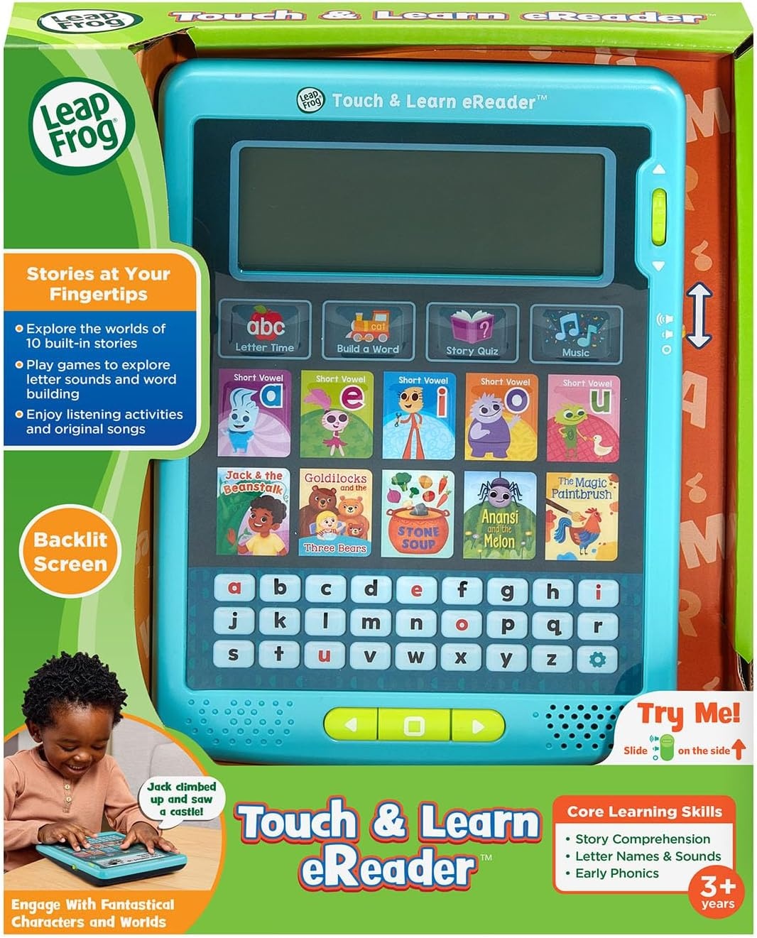image:imageLeapFrog Touch and Learn eReader TealTeal