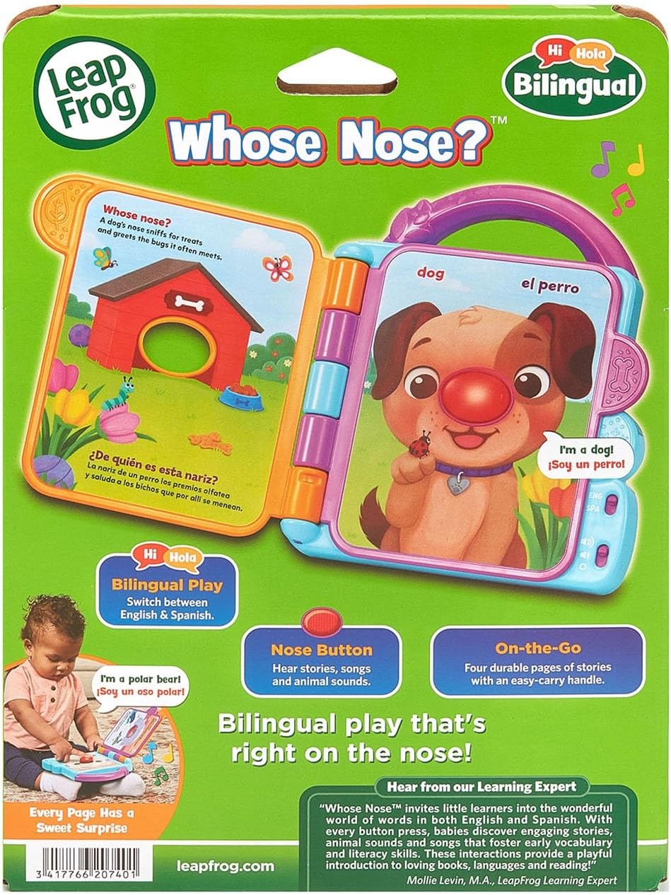 image:imageLeapFrog Whose Nose Bilingual Musical Activity Book