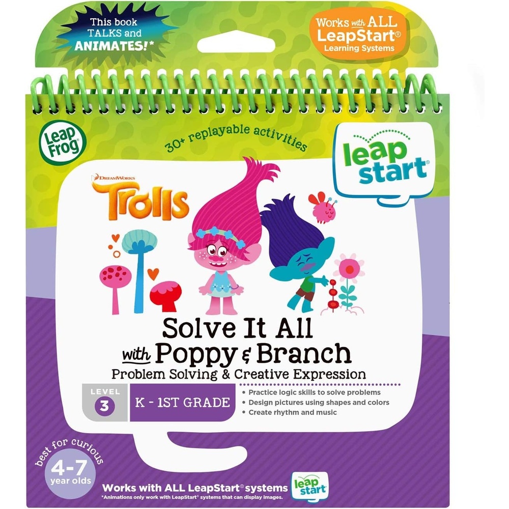 image:imageLeapFrog LeapStart Bluey Fun and Games3d Trolls Solve It All With Poppy and Branch