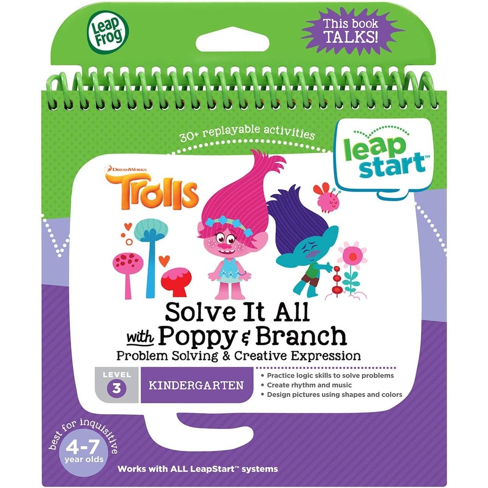 image:imageLeapFrog LeapStart Bluey Fun and GamesTrolls Solve It All With Poppy and Branch
