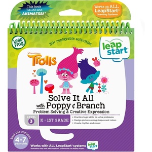 LeapFrog LeapStart Bluey Fun and Games(3d Trolls Solve It All With Poppy and Branch)