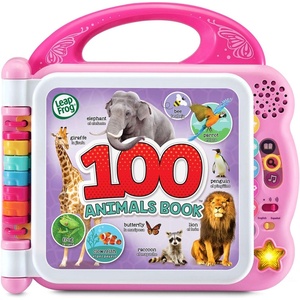 LeapFrog Learning Friends 100 Words Book(Animals  Pink)