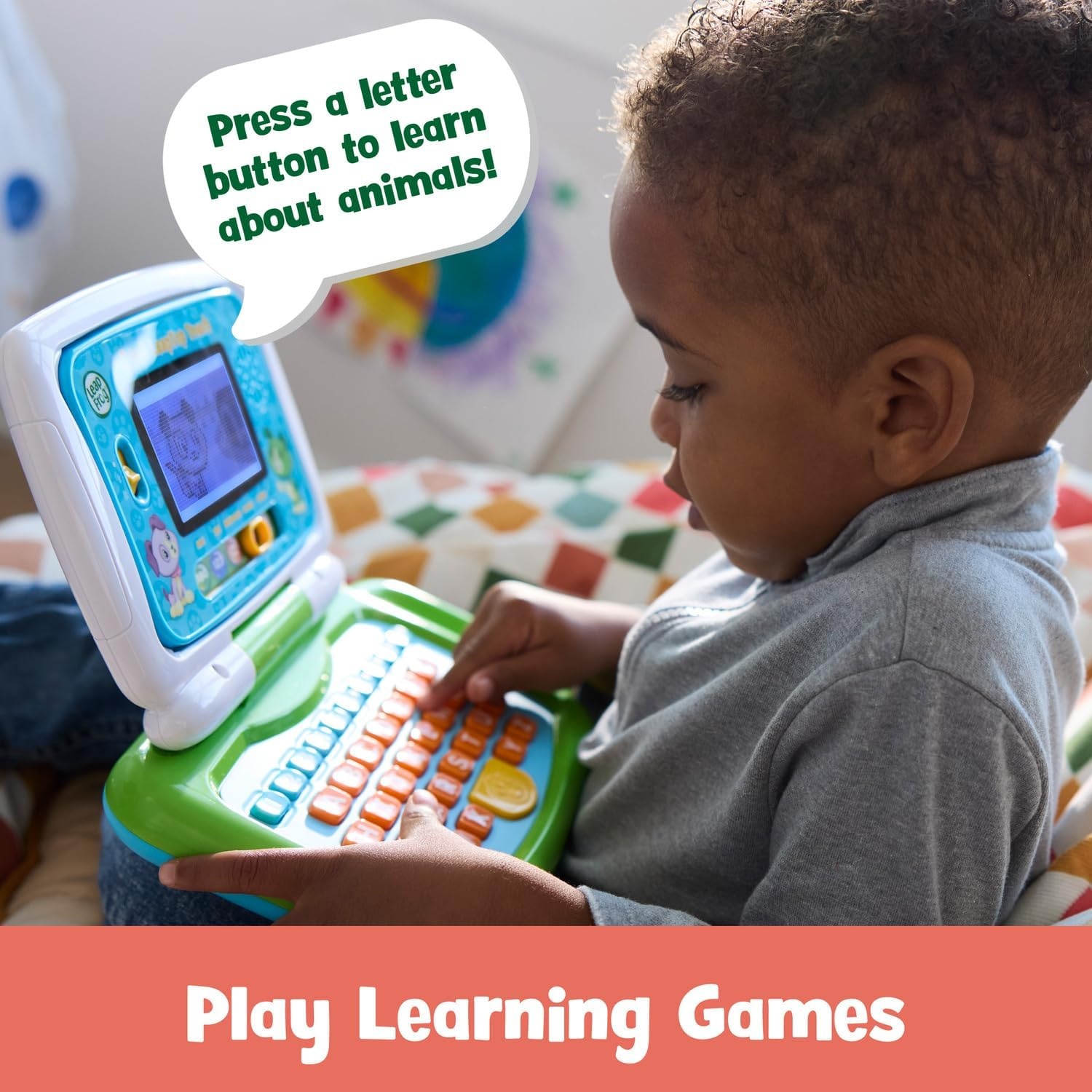 image:imageLeapFrog 2in1 LeapTop Touch PinkGreen