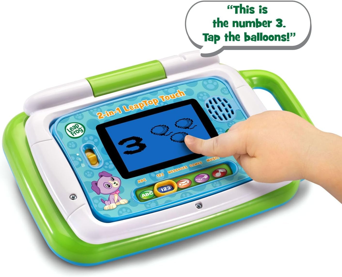 image:imageLeapFrog 2in1 LeapTop Touch PinkGreen