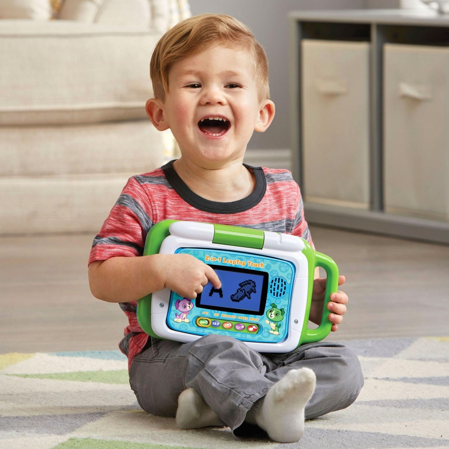 image:imageLeapFrog 2in1 LeapTop Touch PinkGreen