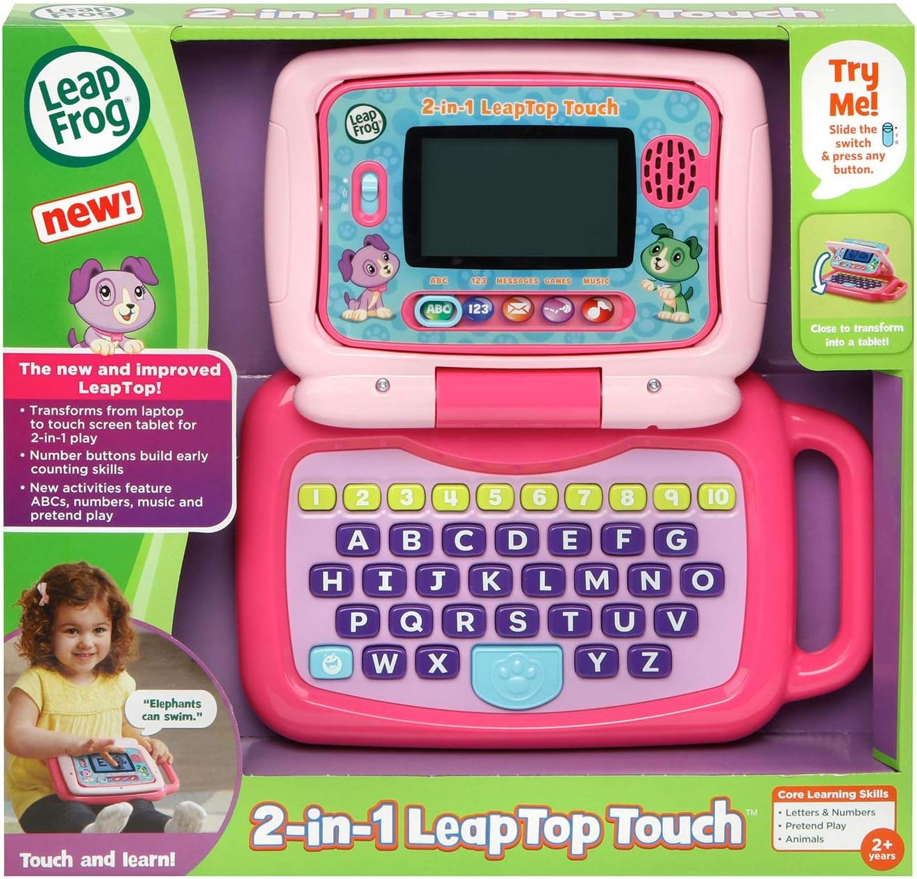 image:imageLeapFrog 2in1 LeapTop Touch PinkPink