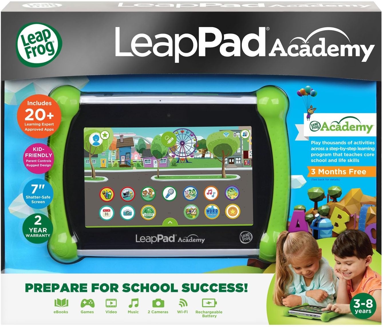 image:imageLeapFrog LeapPad Academy Kids Learning Tablet GreenGreen