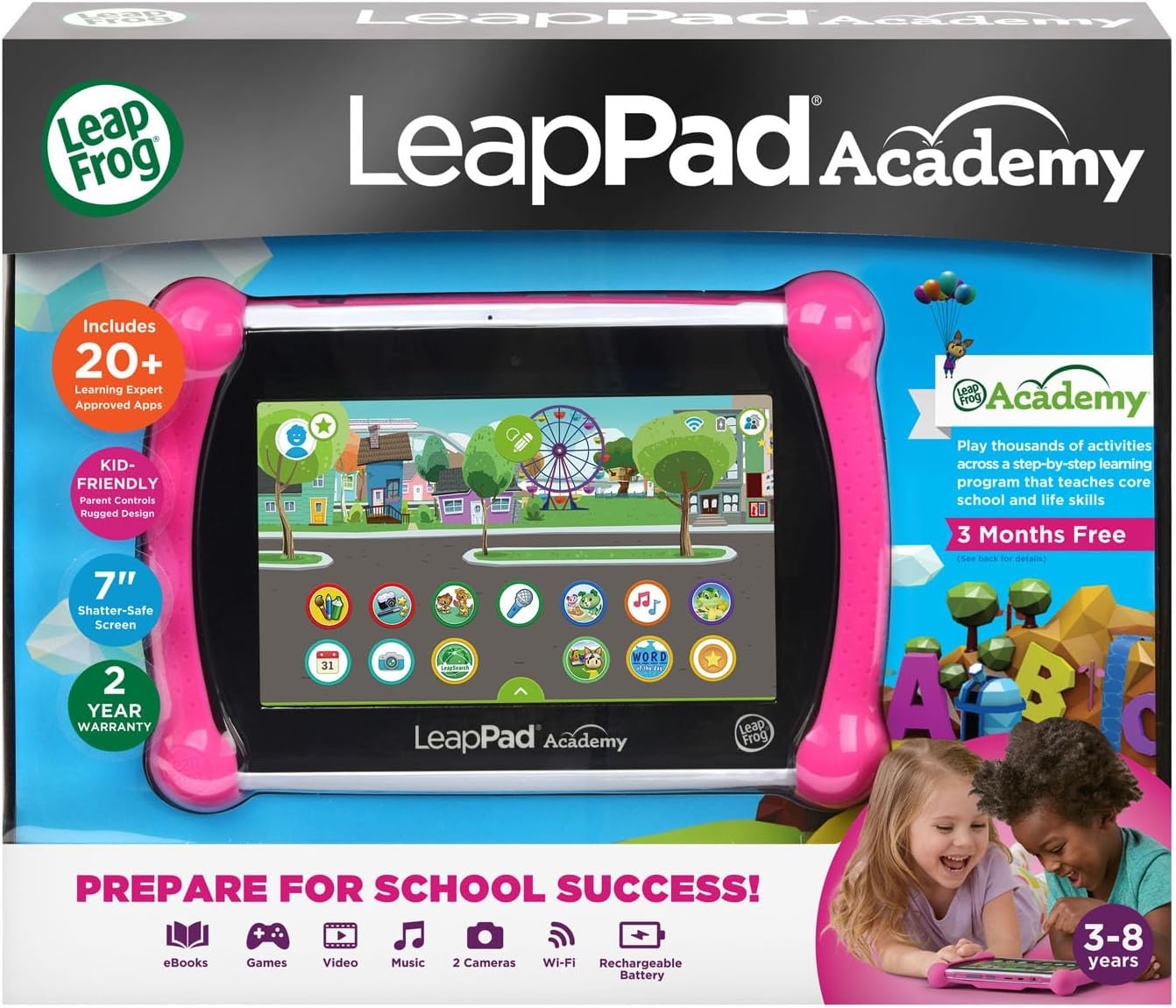 image:imageLeapFrog LeapPad Academy Kids Learning Tablet GreenPink