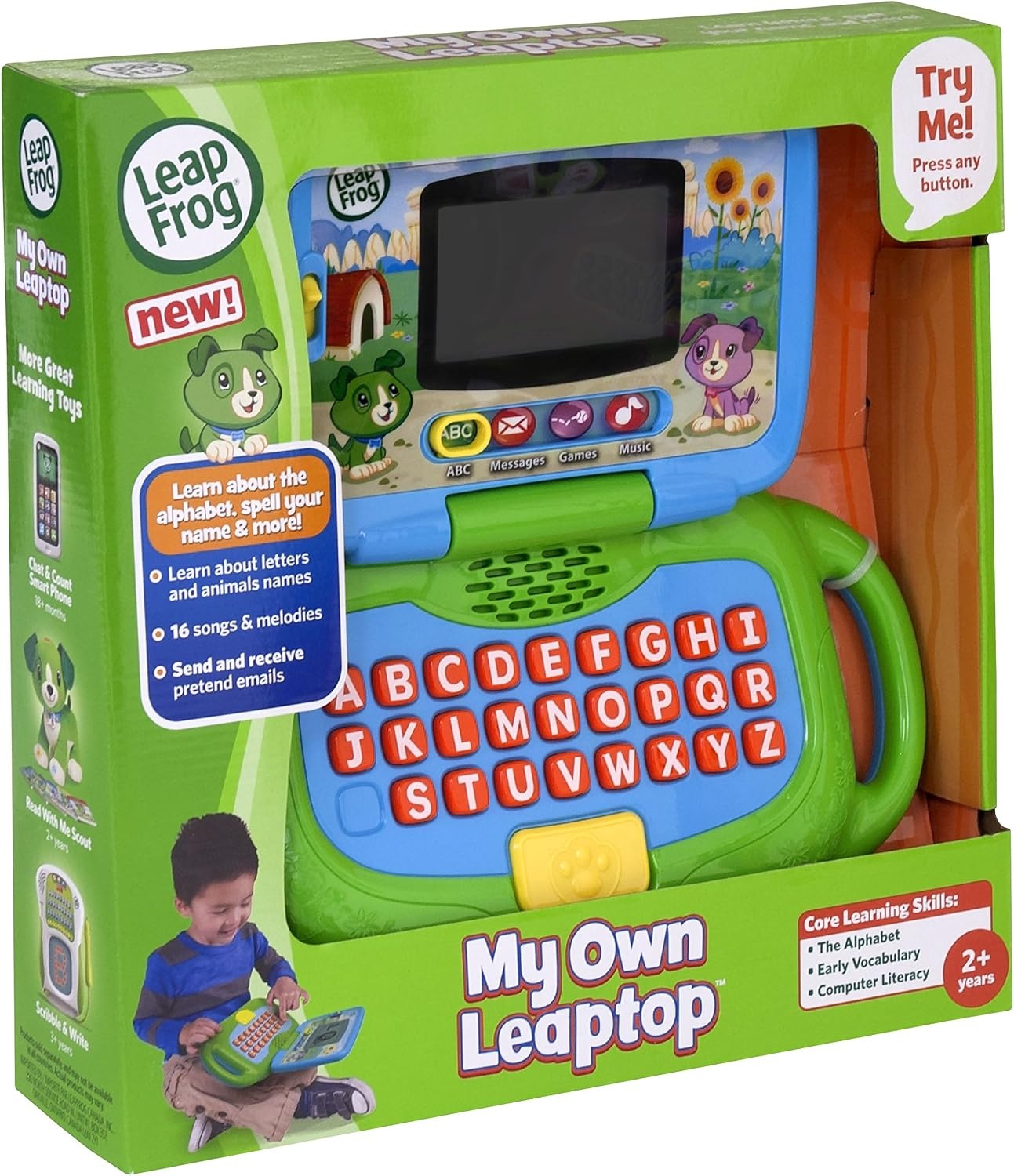 image:imageLeapFrog My Own Leaptop PinkGreen