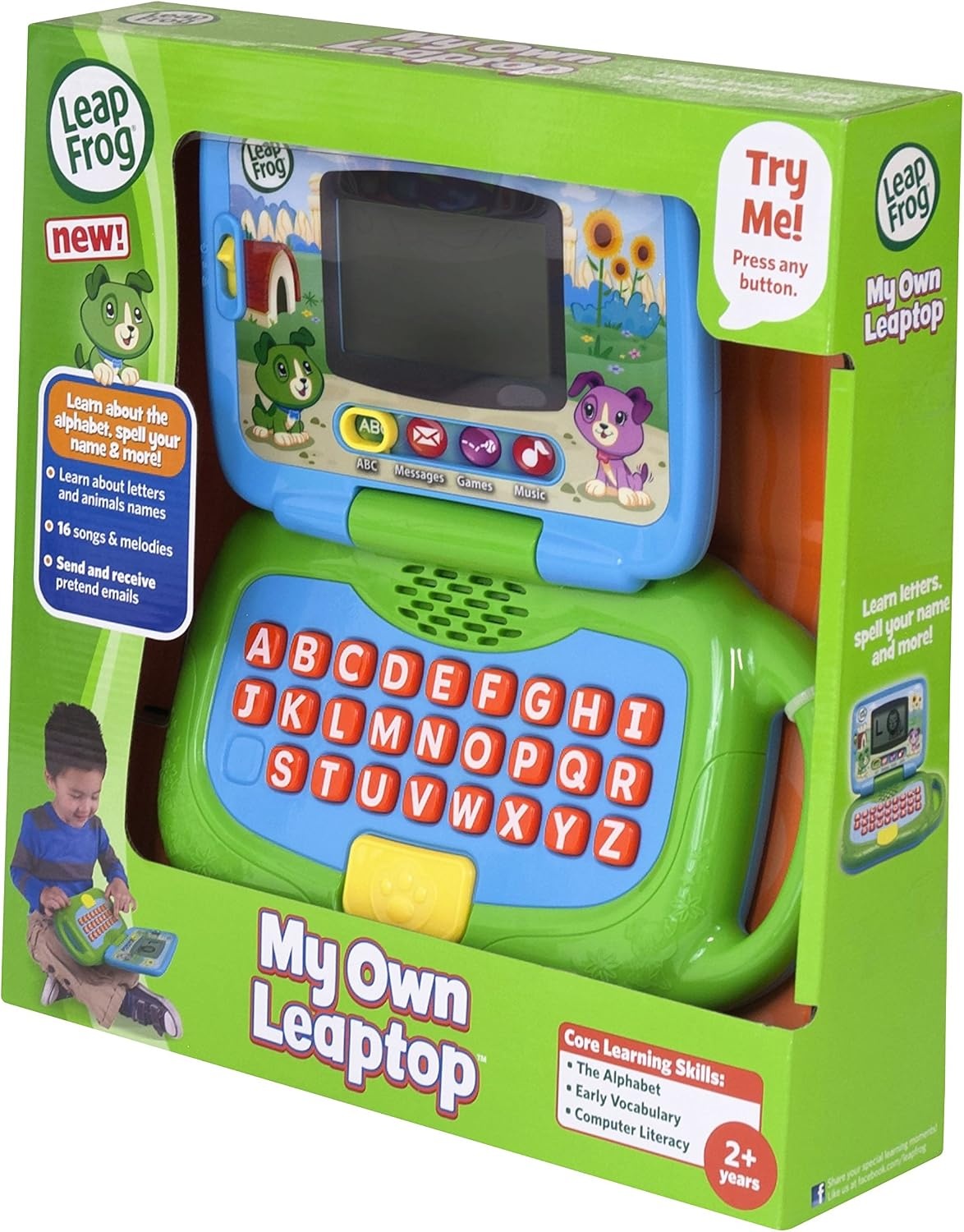 image:imageLeapFrog My Own Leaptop PinkGreen