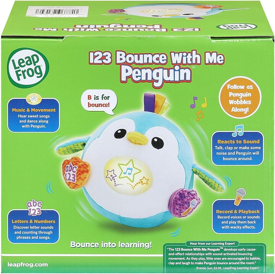 image:imageLeapFrog 123 Bounce with Me Penguin Plush Dancing Baby Toy