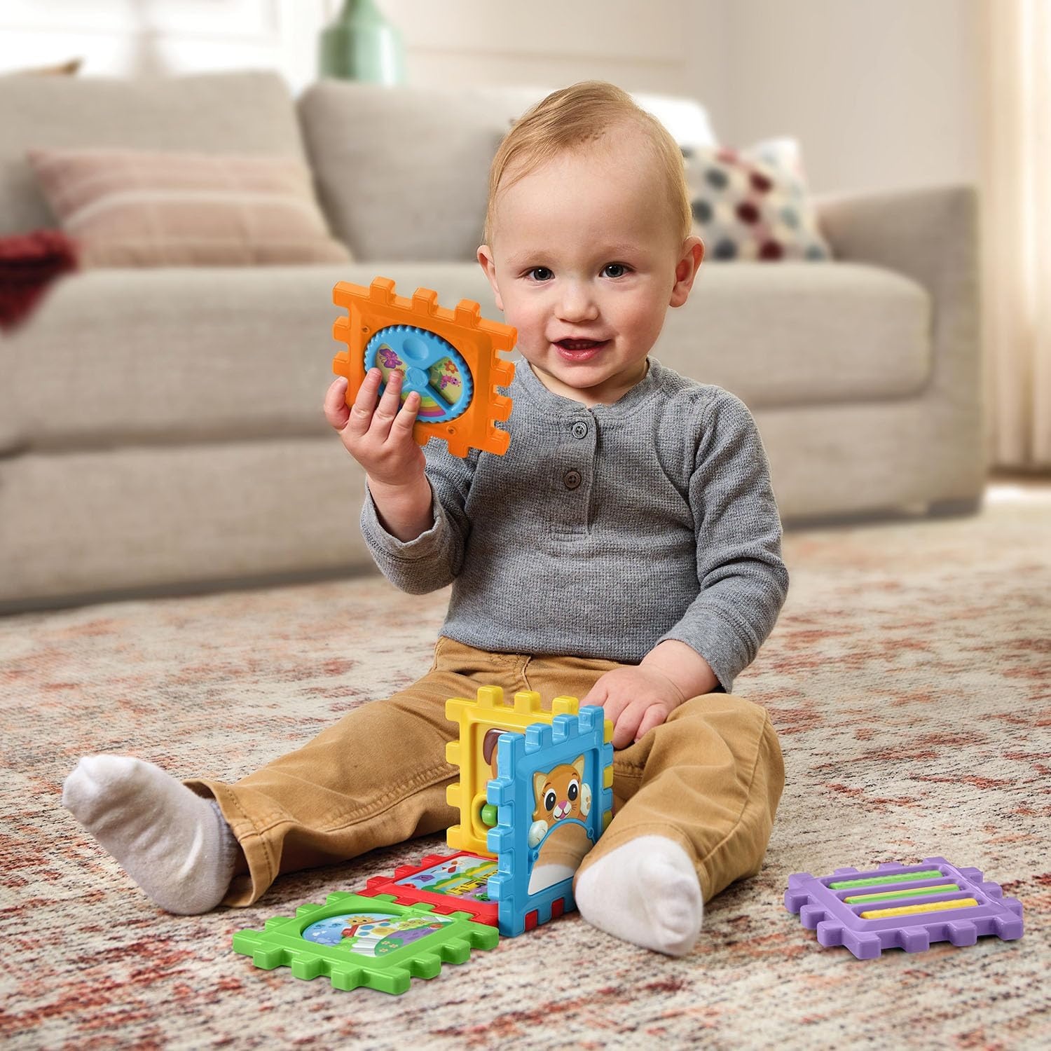 image:imageLeapFrog 6in1 Snap and Learn Busy Cube Motor Skills Baby Toy
