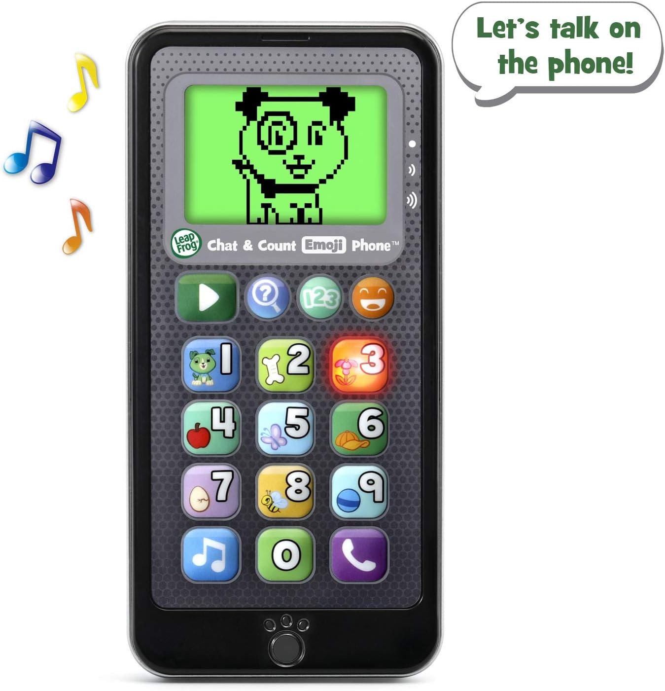 image:imageLeapFrog Chat and Count Emoji Phone PurpleBlack