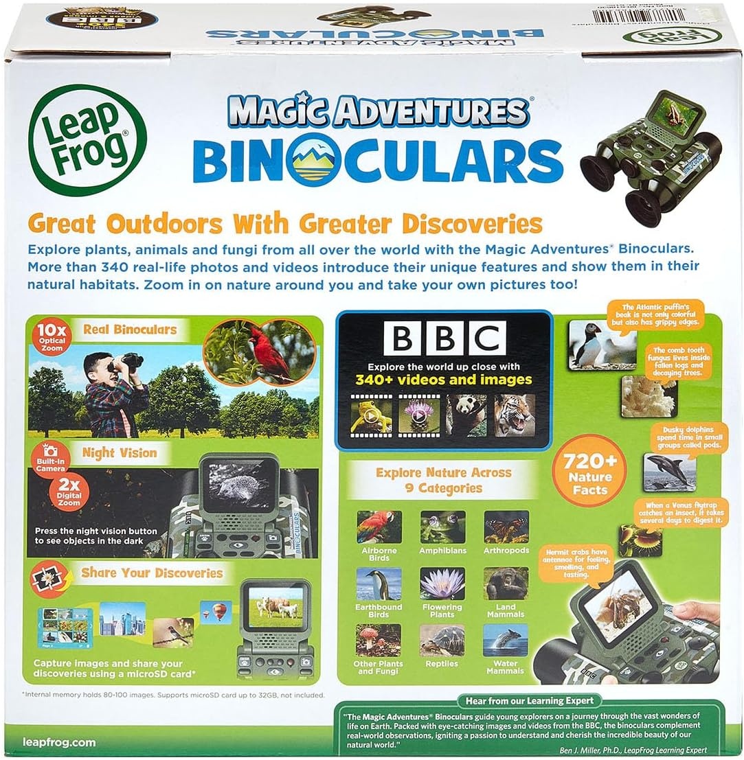 image:imageLeapFrog Magic Adventures Binoculars with Screen Capture Night Vision CamoCamouflage