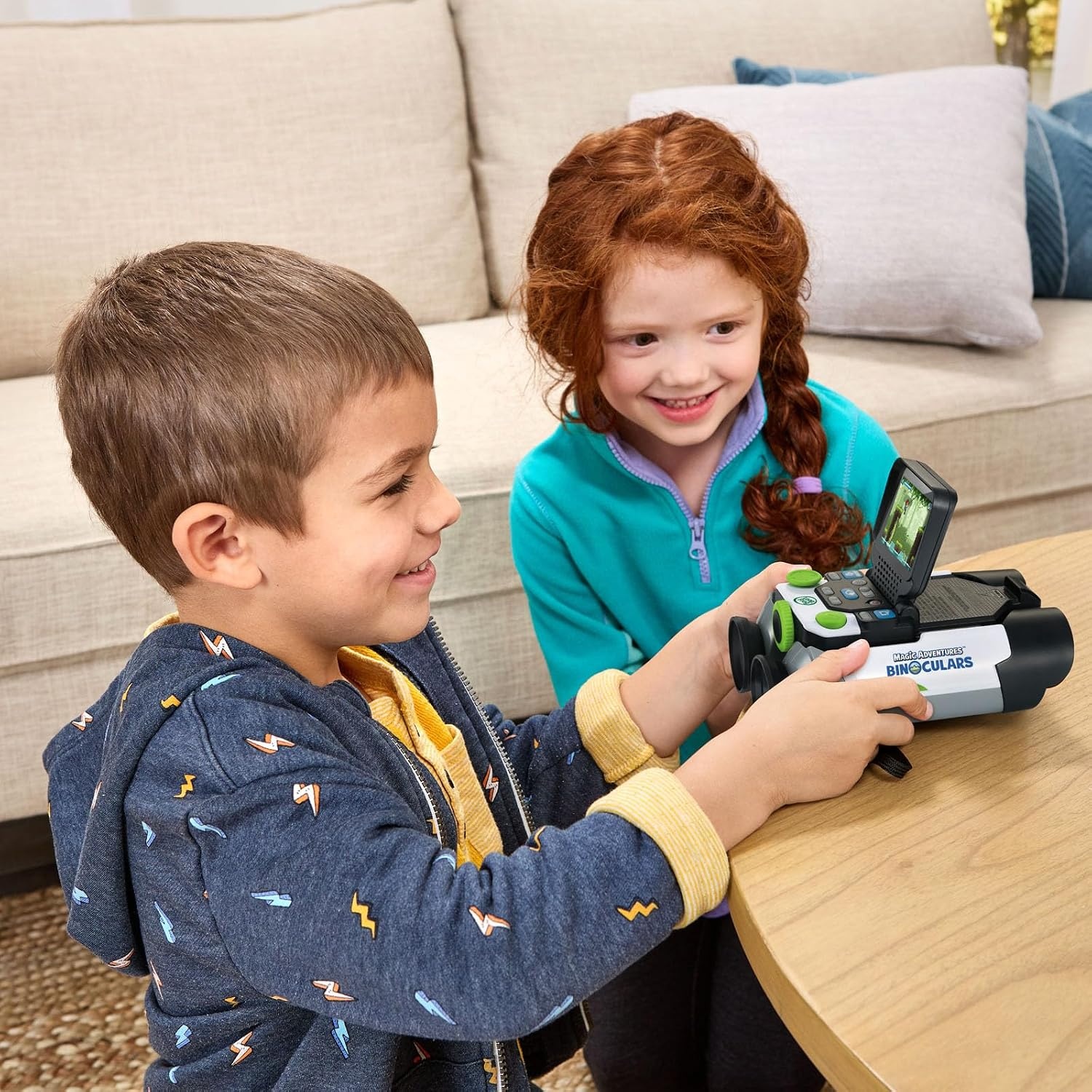 image:imageLeapFrog Magic Adventures Binoculars with Screen Capture Night Vision CamoWhite