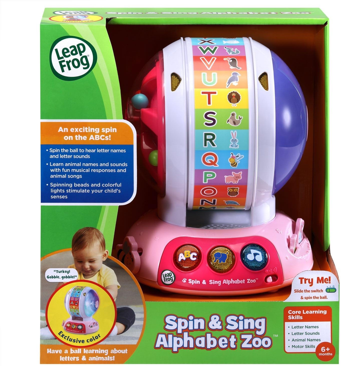 image:imageLeapFrog Spin and Sing Alphabet Zoo PinkPink