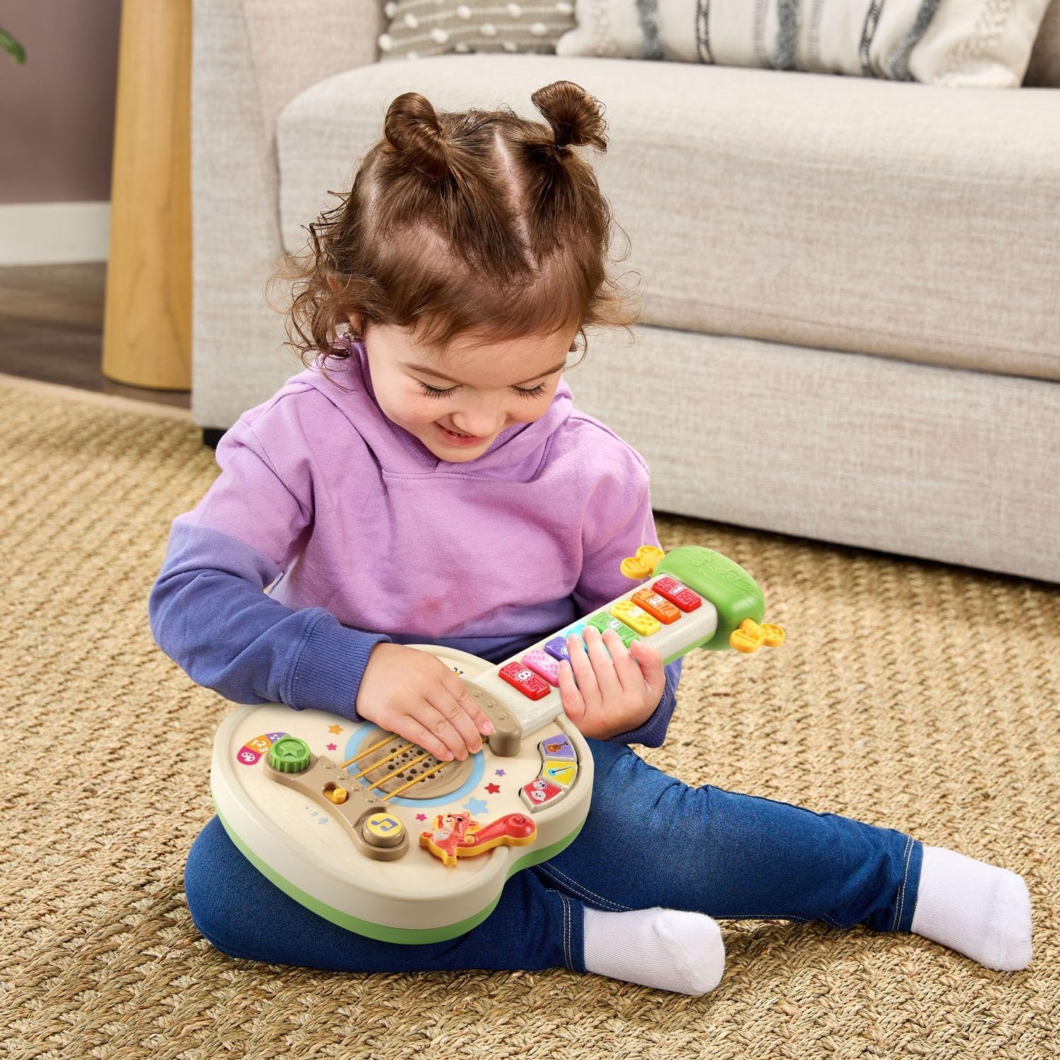 image:imageLeapFrog Strum and Count Wooden Guitar Musical Toddler Toy