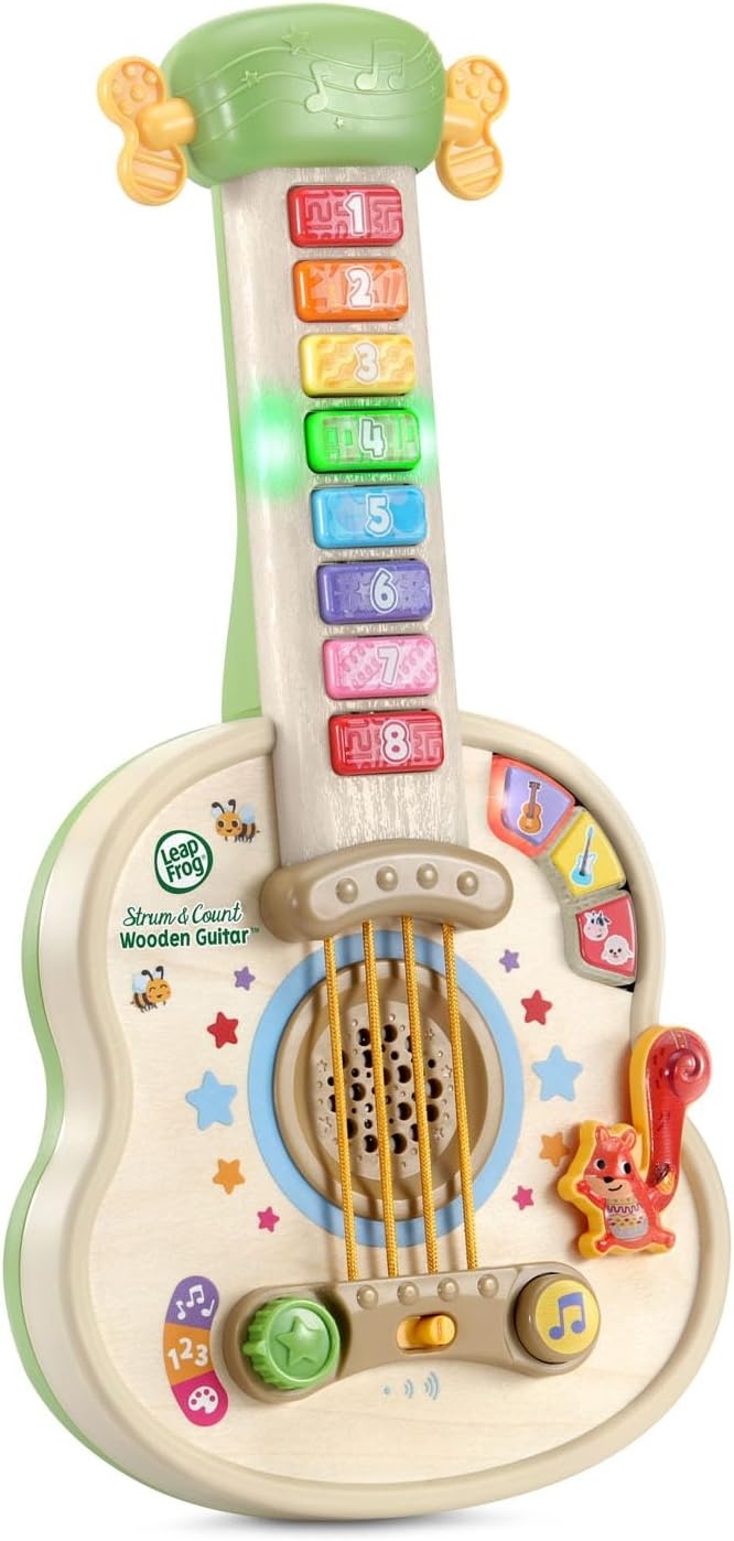 image:imageLeapFrog Strum and Count Wooden Guitar Musical Toddler Toy
