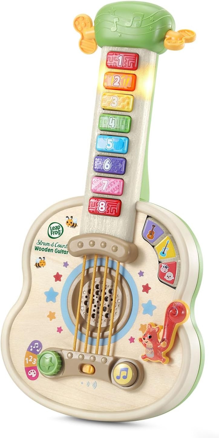 image:imageLeapFrog Strum and Count Wooden Guitar Musical Toddler Toy