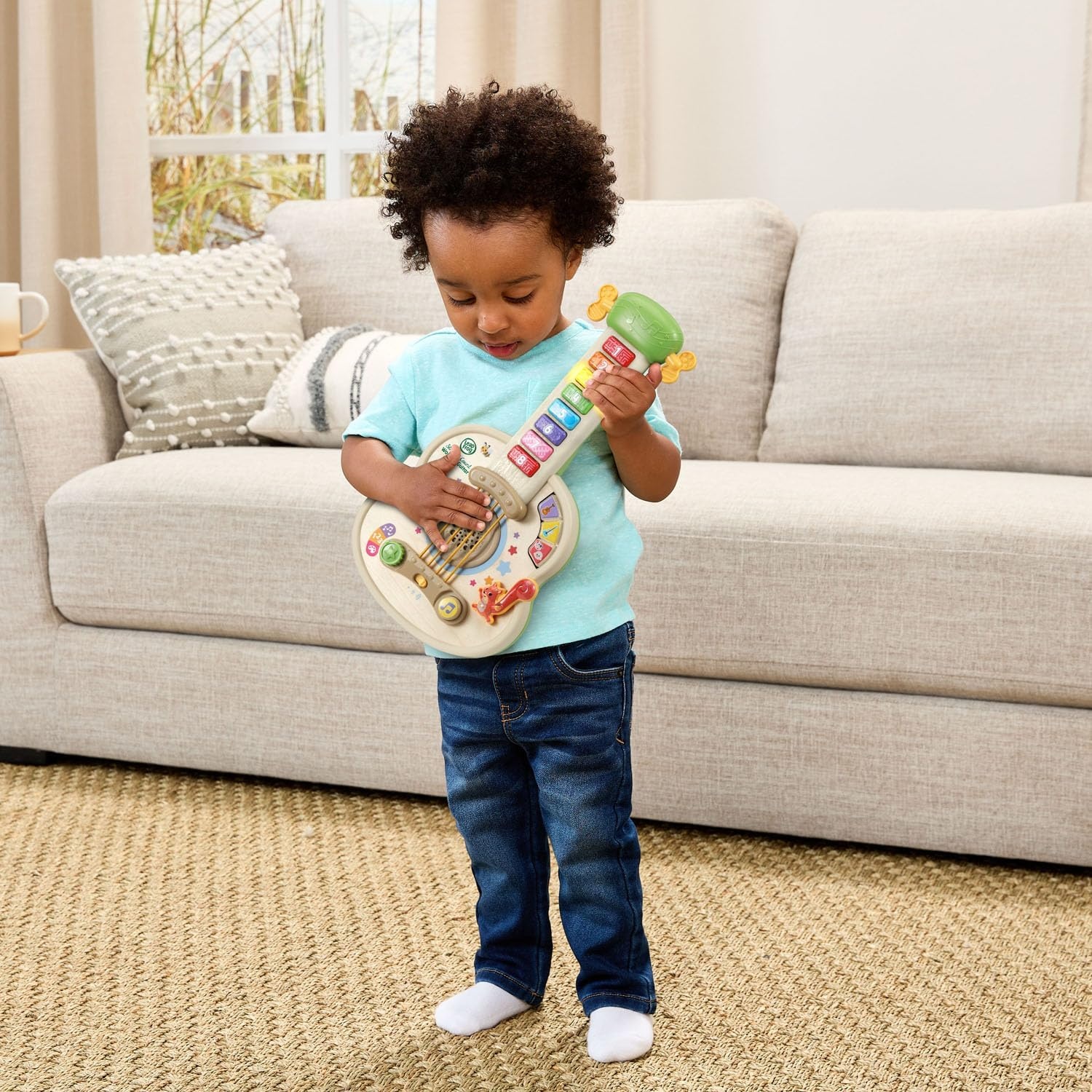 image:imageLeapFrog Strum and Count Wooden Guitar Musical Toddler Toy
