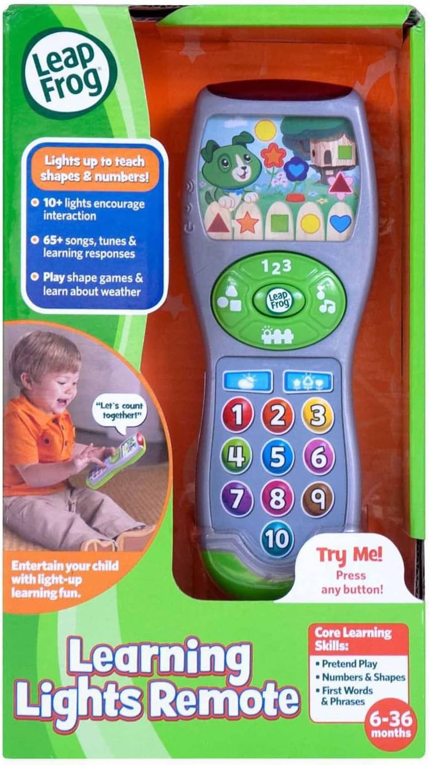 image:imageLeapFrog Violets Learning Lights Remote PinkGreen
