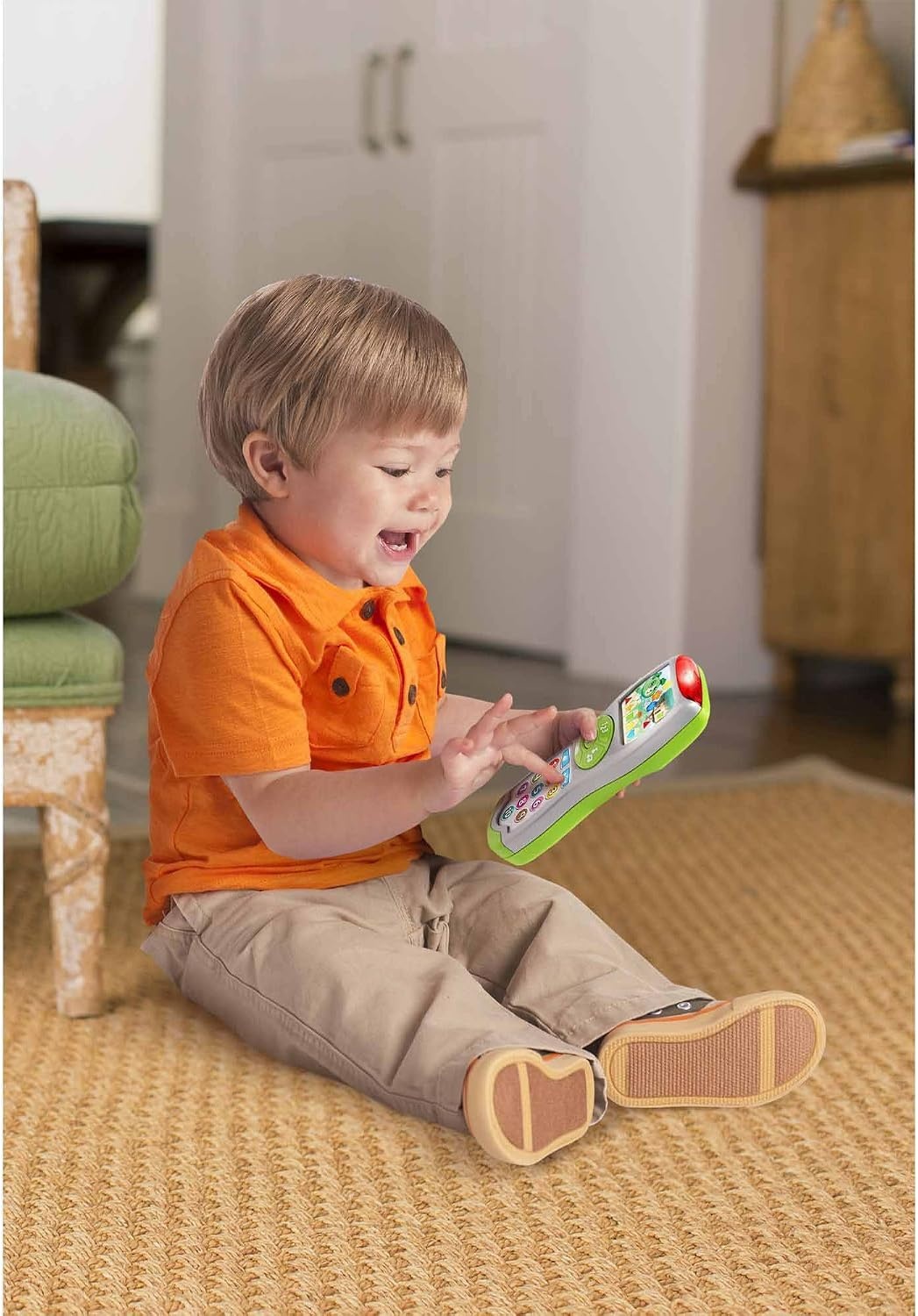 image:imageLeapFrog Violets Learning Lights Remote PinkGreen