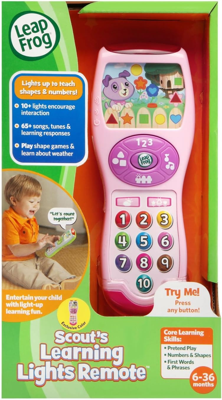 image:imageLeapFrog Violets Learning Lights Remote PinkPink