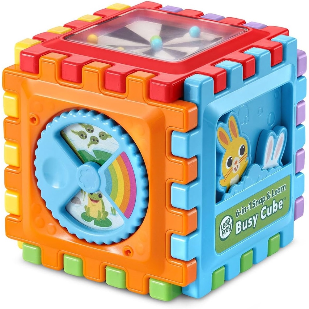 image:imageLeapFrog 6in1 Snap and Learn Busy Cube Motor Skills Baby Toy