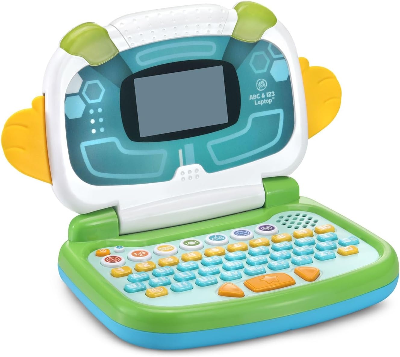 image:imageLeapFrog ABC and 123 Laptop for Preschoolers Ages 37 Years PinkGreen