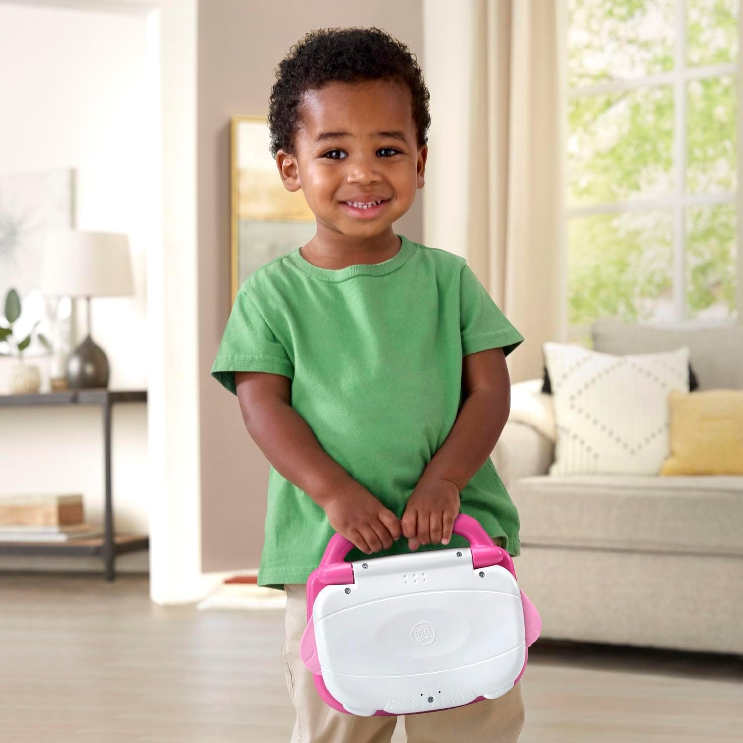 image:imageLeapFrog ABC and 123 Laptop for Preschoolers Ages 37 Years PinkPink