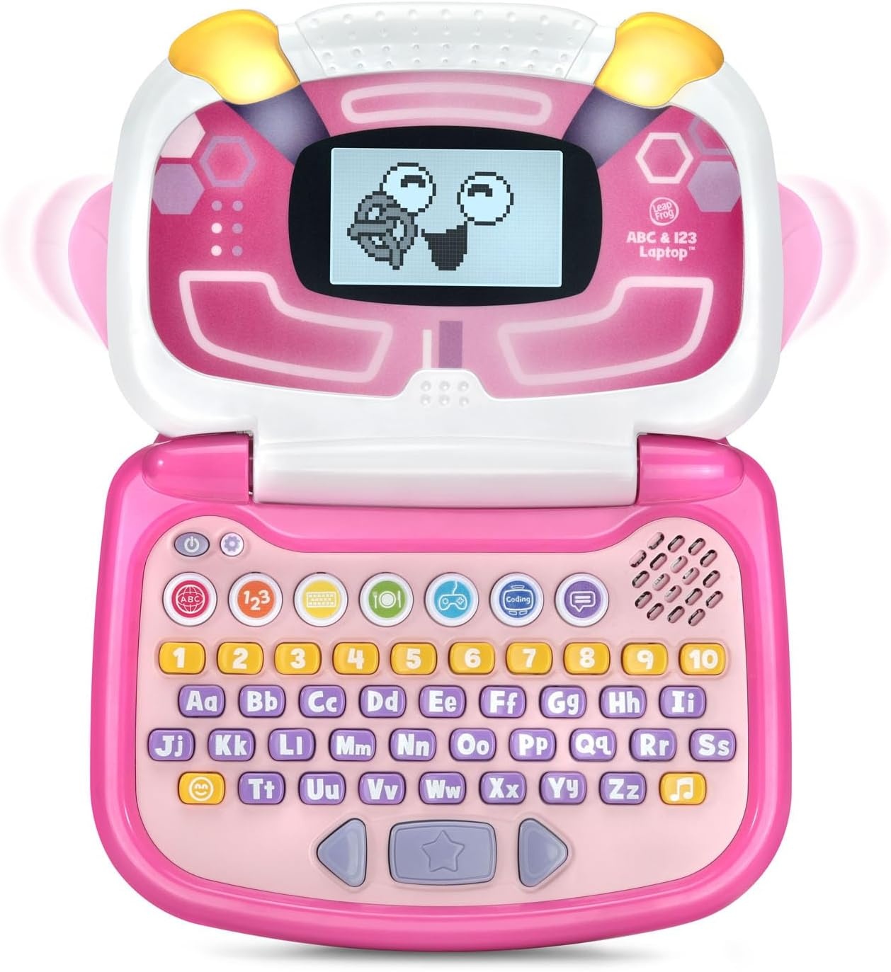 image:imageLeapFrog ABC and 123 Laptop for Preschoolers Ages 37 Years PinkPink
