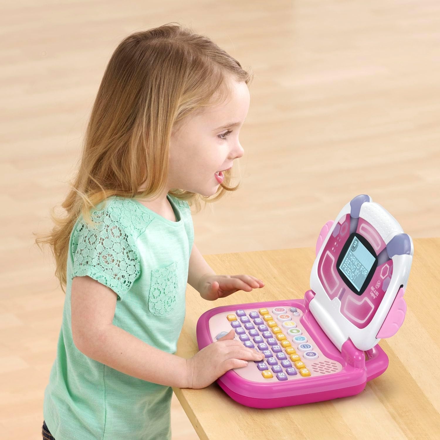 image:imageLeapFrog ABC and 123 Laptop for Preschoolers Ages 37 Years PinkPink