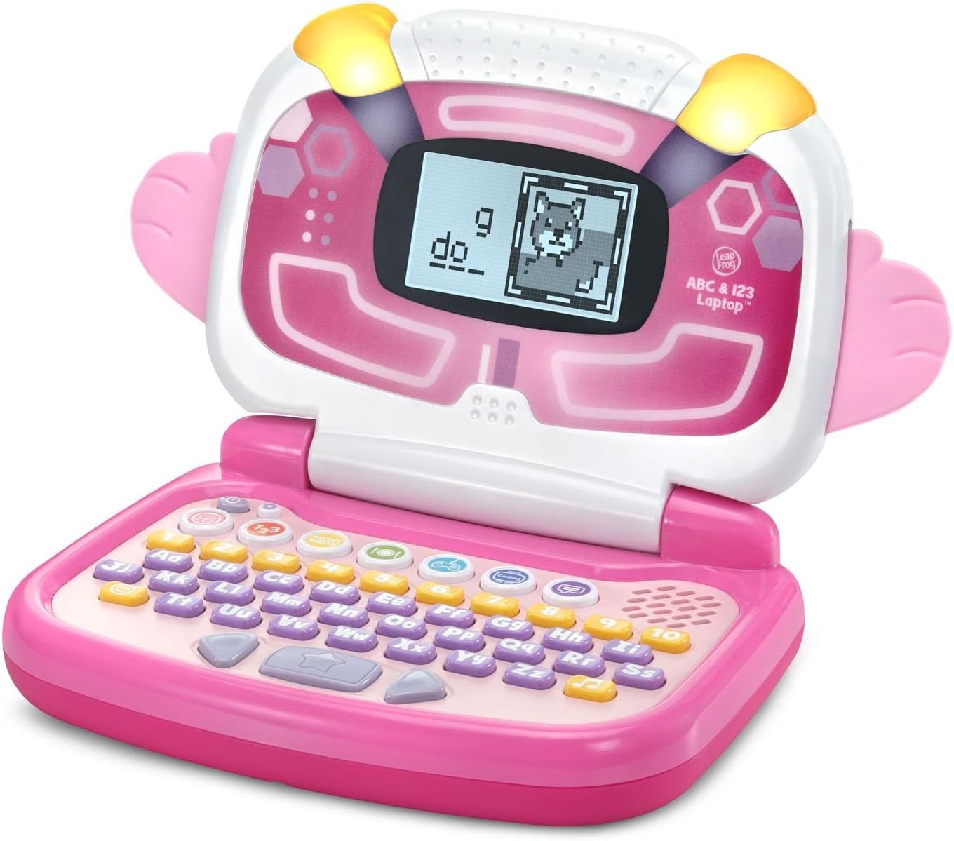 image:imageLeapFrog ABC and 123 Laptop for Preschoolers Ages 37 Years PinkPink