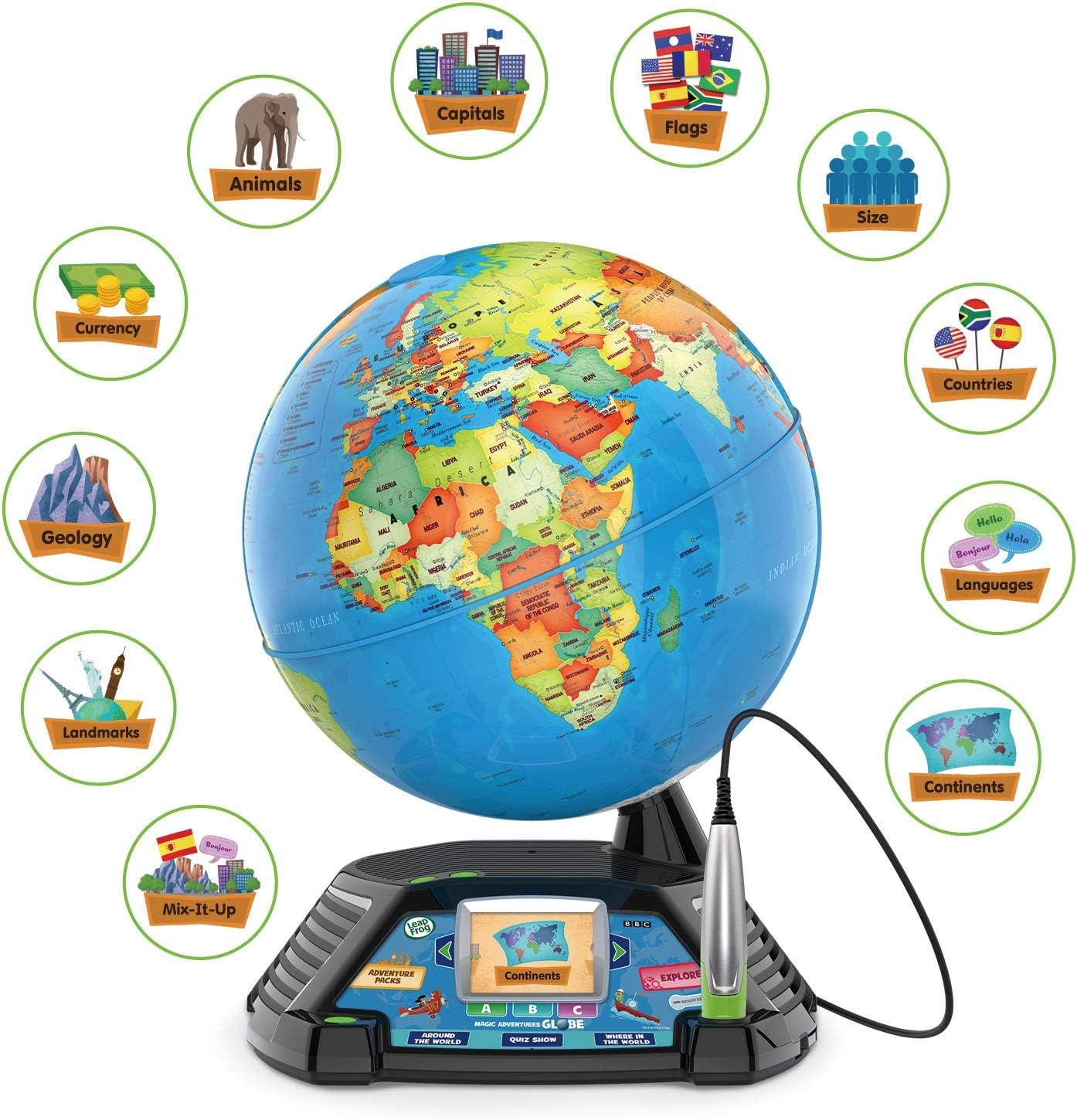 image:imageLeapFrog Magic Adventures Globe Frustration Free Packaging