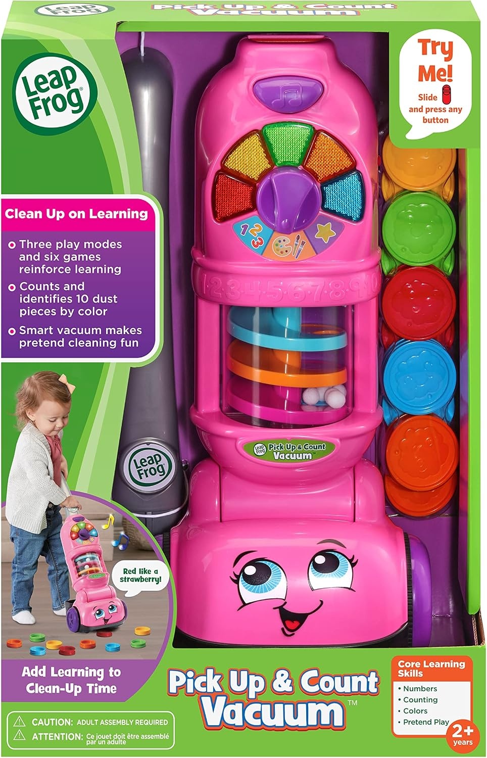 image:imageLeapFrog Pick Up and Count Vacuum PinkPink