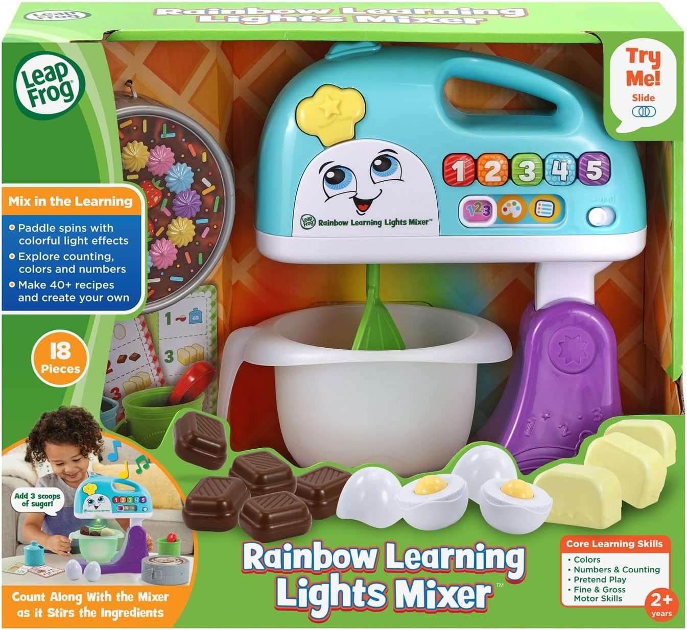 image:imageLeapFrog Rainbow Learning Lights Mixer BlueBlue
