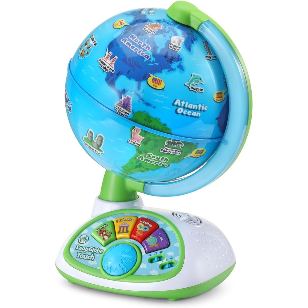 image:imageLeapFrog LeapGlobe LightUp and Touch Interactive Electronic Globe for Kids Exploration Toy for Ages 3 and Up