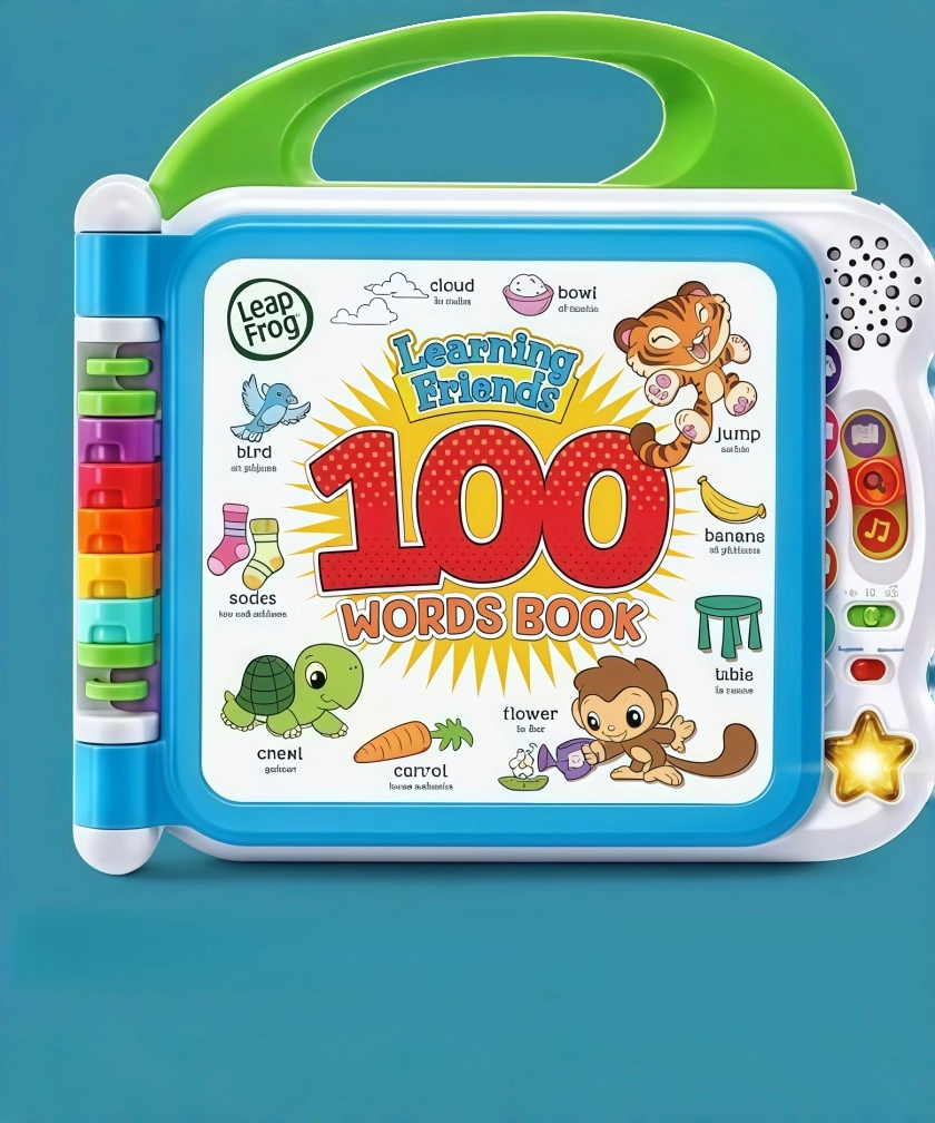LEAPFROG 2-in-1 LeapTop Touch and Learning Friends 100 Words Book
